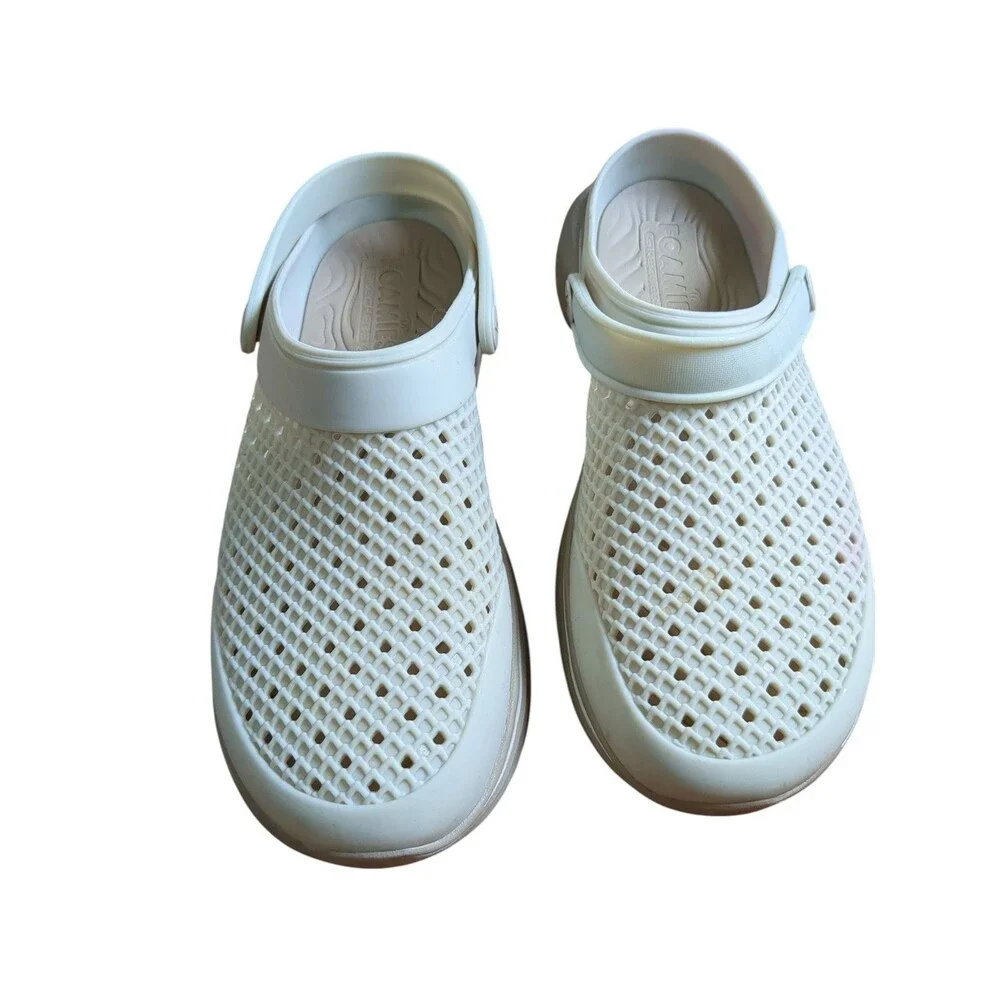 Skechers Women Go Walk Foamies Womens Size 10 Natural - Picture 2 of 10